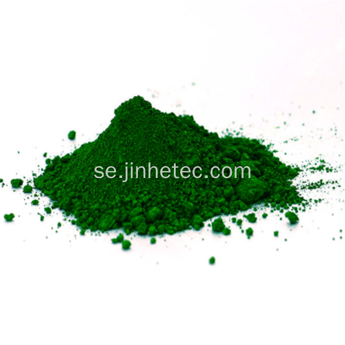 Kromgrönt pigment för cementprodukter
